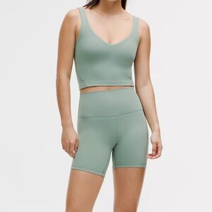 lululemon athletica Women's Athletic Set (Tank and Shorts) in Crater Blue